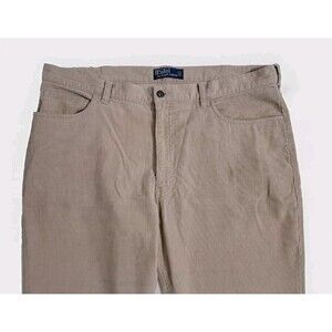 Vintage Polo Ralph Lauren Corduroy Pants Men's 38x30 Khaki Casual Chinos